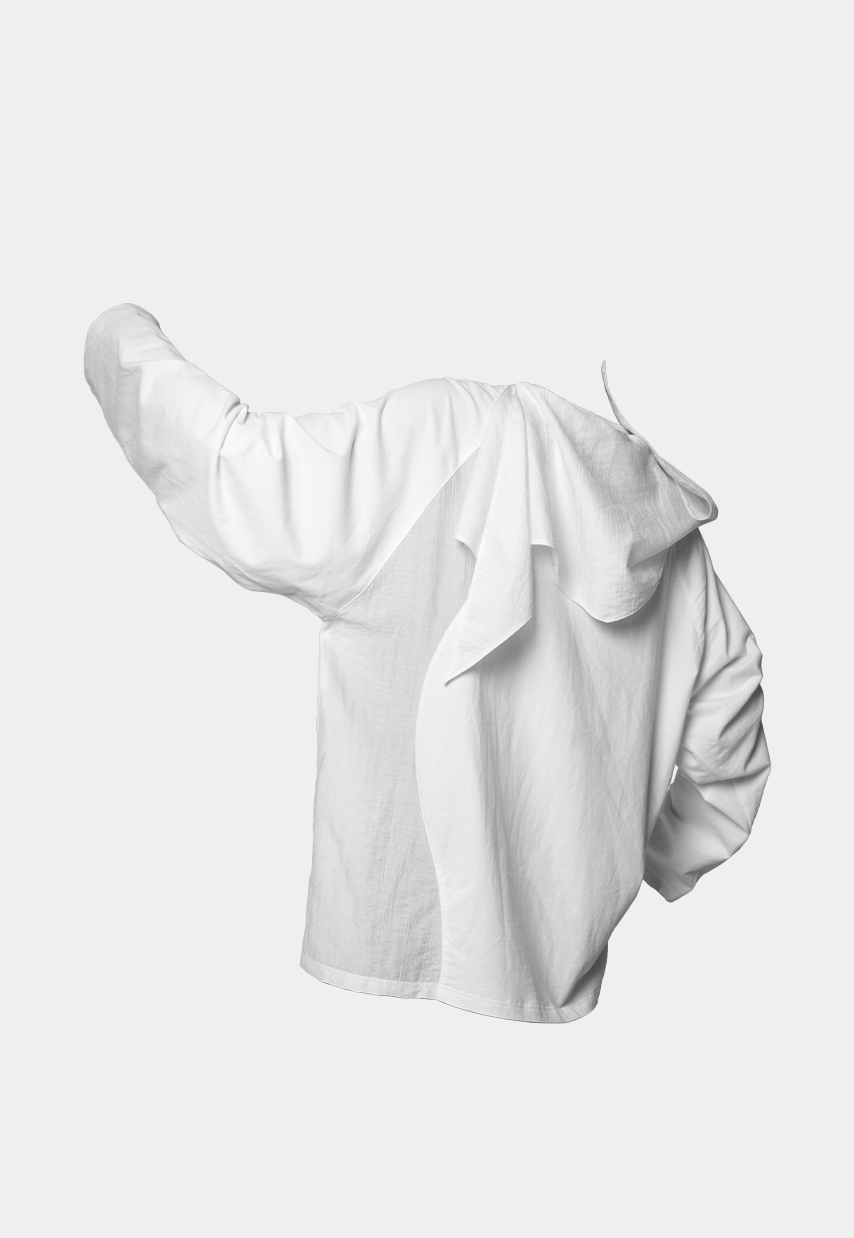 RELABEL Deconstructed Scarf Long-Sleeve Tee