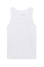 CLP Sparkle Diamond Ribbed Tank Top