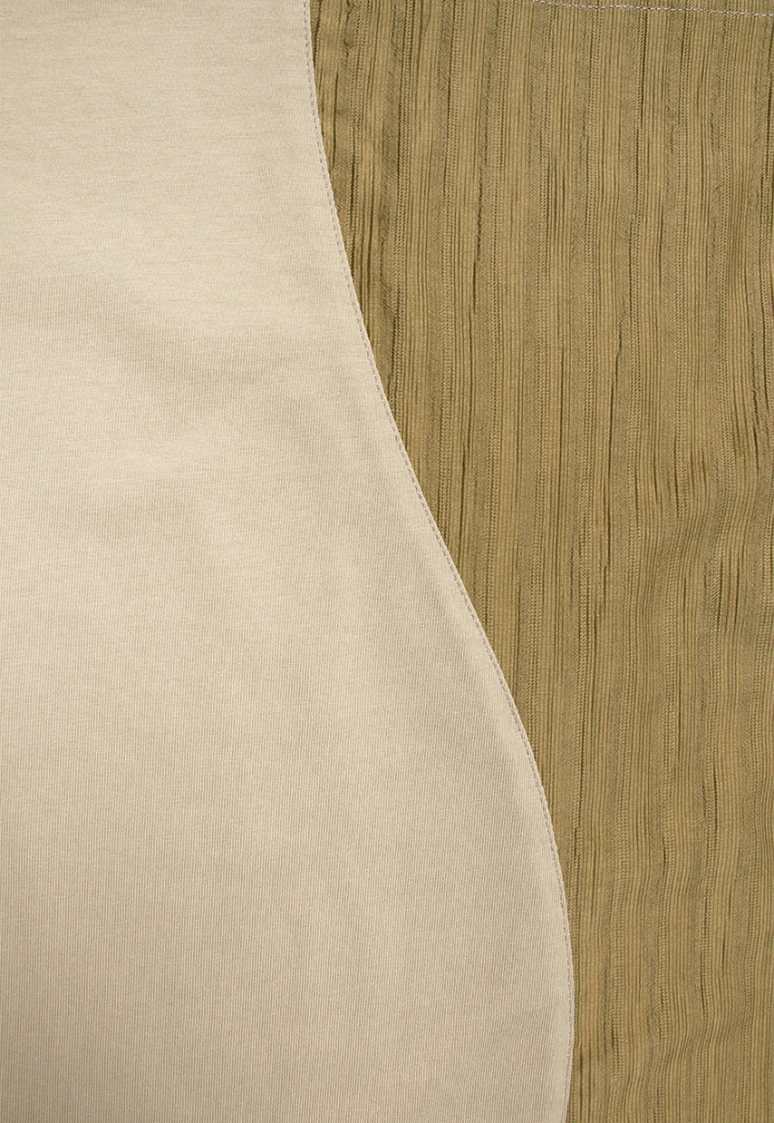 RELABEL Deconstructed Scarf Long-Sleeve Tee