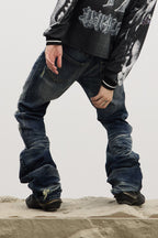 DND4DES Dirty Fit Whiskered Stack Jeans