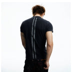 DND4DES Punk Stud Lips Print T-Shirt