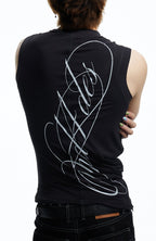 DND4DES Gothic Script Tank Top
