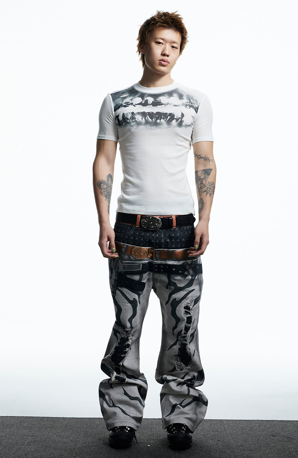 DND4DES Slim Opiate Teeth Graphic Tee