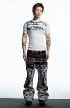 DND4DES Slim Opiate Teeth Graphic Tee