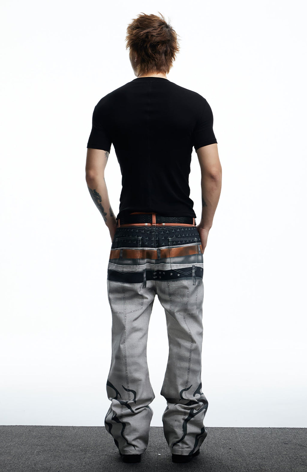 DND4DES Slim Bullet Graphic Wool-Blend Tee