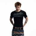 DND4DES Slim Bullet Graphic Wool-Blend Tee