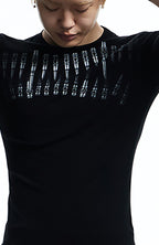 DND4DES Slim Bullet Graphic Wool-Blend Tee
