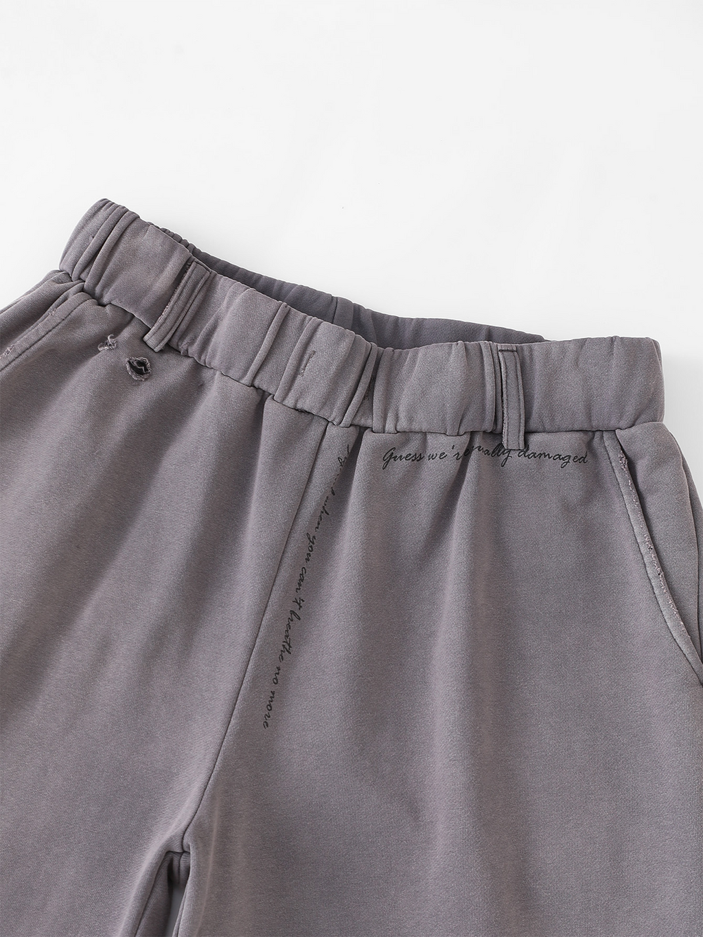 RICHILL Washed Patch Graphic Shorts