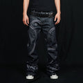 VINKID Embroidered Dove Stitched Selvedge Jeans