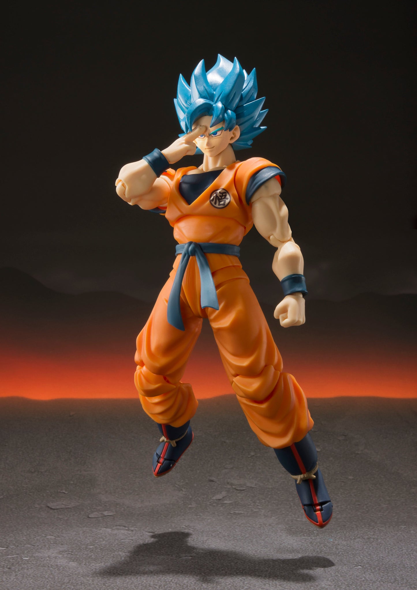 S.H. Figuarts Dragon Ball Super Saiyan God Super Saiyan Goku Blue Action Figure