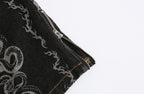 CYCYCY Serpentine Strap Buckled Flared Jeans
