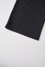 OPICLOTH Herringbone Pleated Wool-Blend Trousers