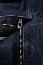 OPICLOTH Retro Washed Straight-Leg Jeans