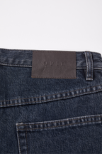 OPICLOTH Retro Washed Straight-Leg Jeans