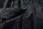 OPICLOTH Multi-Pocket Drawstring Cargo Shorts