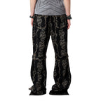 CYCYCY Serpentine Strap Buckled Flared Jeans