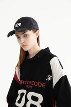 ERROR CODE ROBOT Button-Seam Contrast Detachable-Sleeve Tee