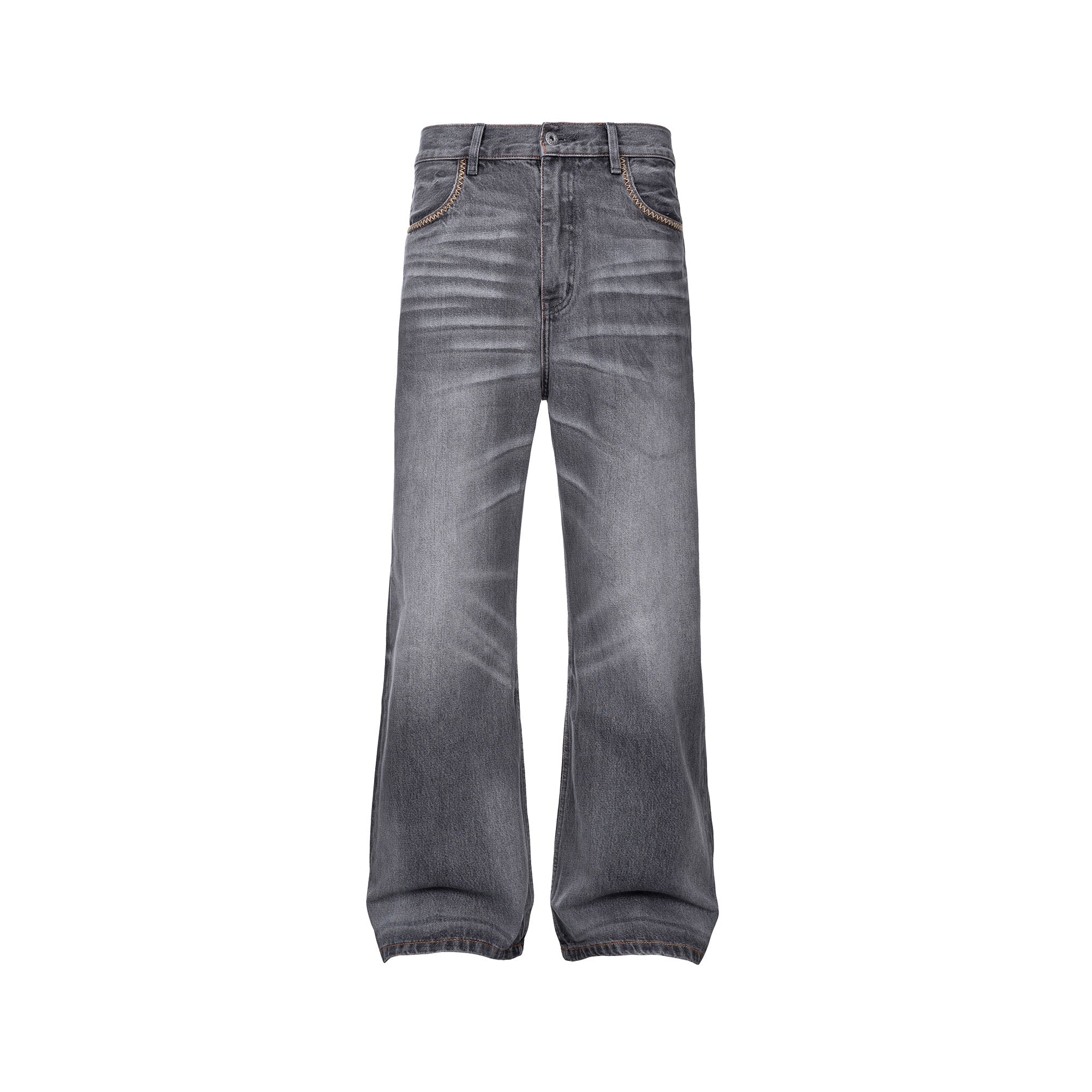 CATSSTAC Classic Whiskering Washed Jeans