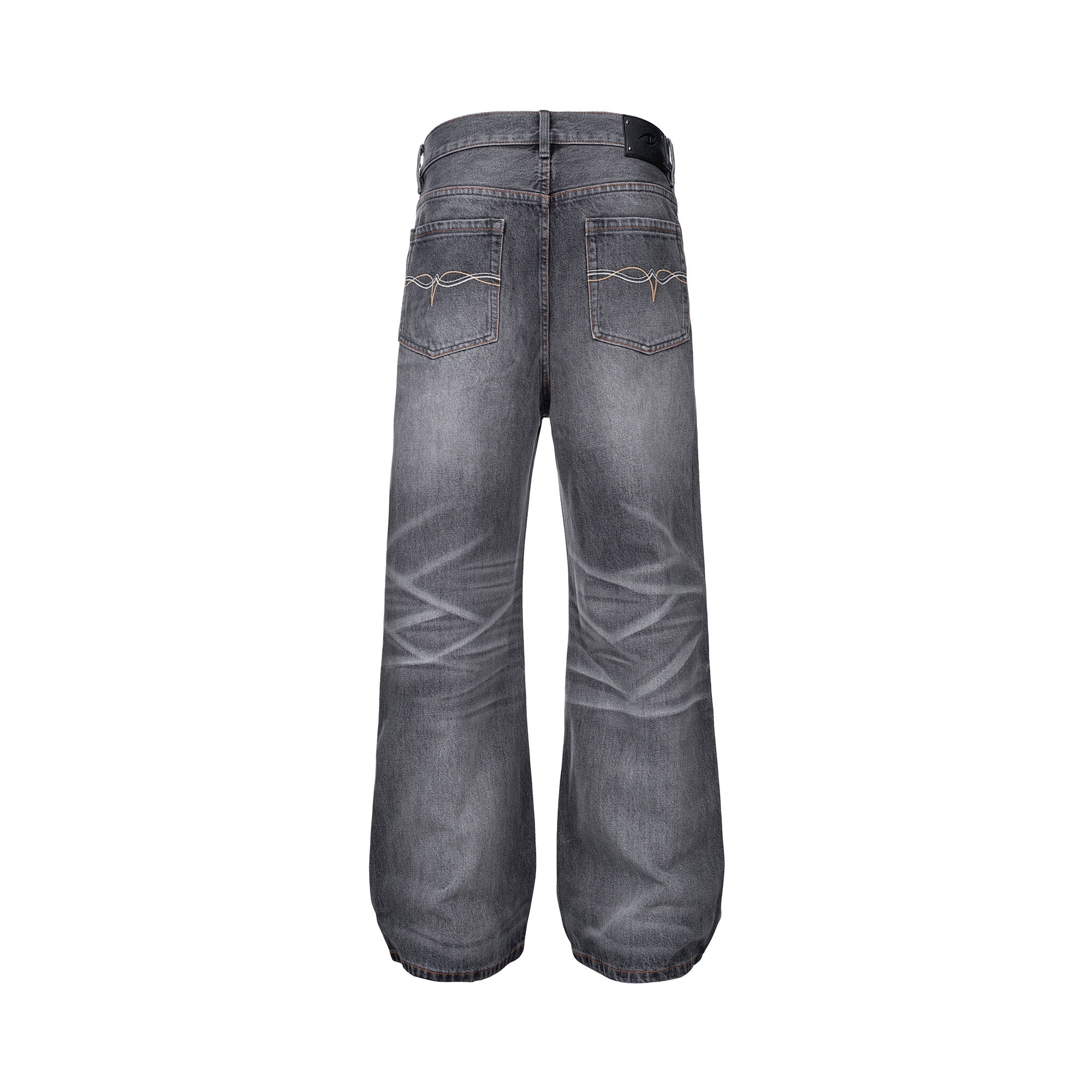 CATSSTAC Classic Whiskering Washed Jeans