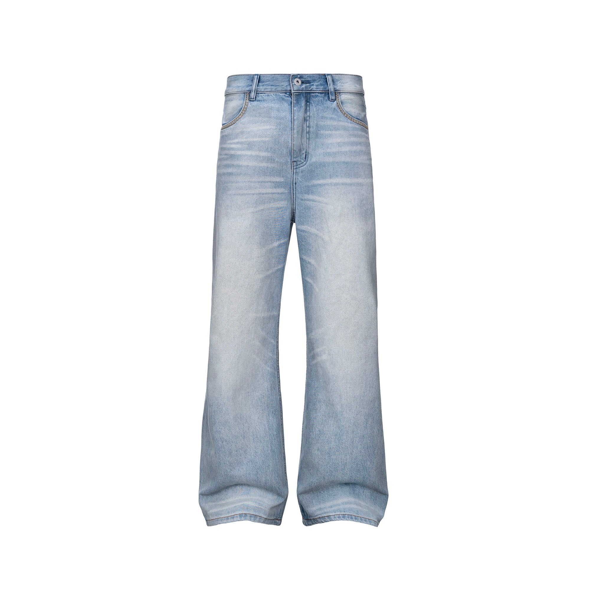 CATSSTAC Classic Whiskering Washed Jeans