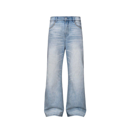 CATSSTAC Classic Whiskering Washed Jeans