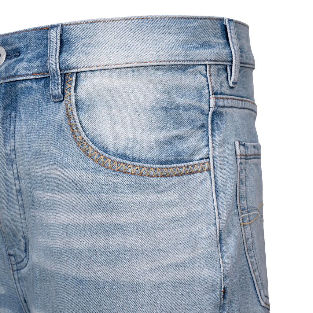 CATSSTAC Classic Whiskering Washed Jeans