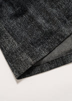 KADAKADA Detachable Ribbon Washed Oversize Flare Jeans