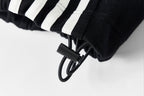 SAVAGEGROWTHWORLD Back-Arc Striped Graphic Track Pants