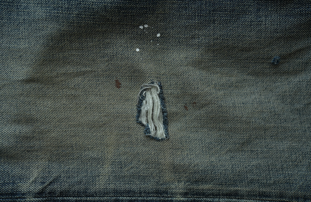 NEIGBORL Ripped Wash Straight-Leg Jeans