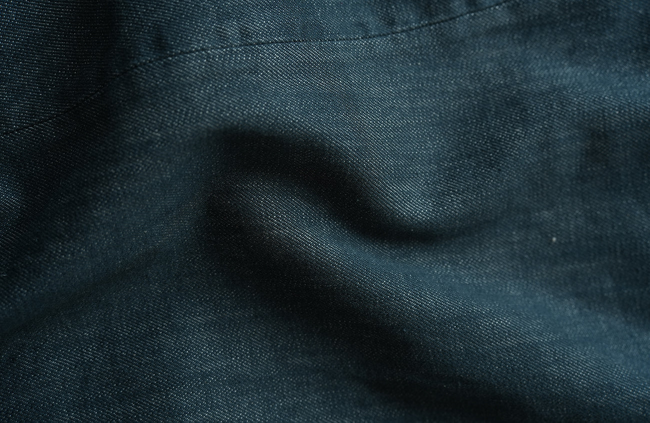 NEIGBORL Back-Buckle Washed Raw Denim Pants