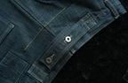 NEIGBORL Back-Buckle Washed Raw Denim Pants