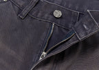 SAVAGEGROWTHWORLD Distressed Double-Knee Splatter Jeans