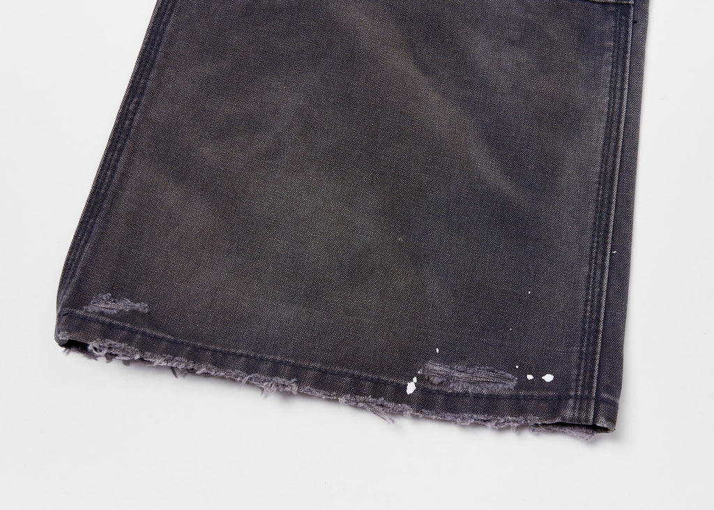 SAVAGEGROWTHWORLD Distressed Double-Knee Splatter Jeans
