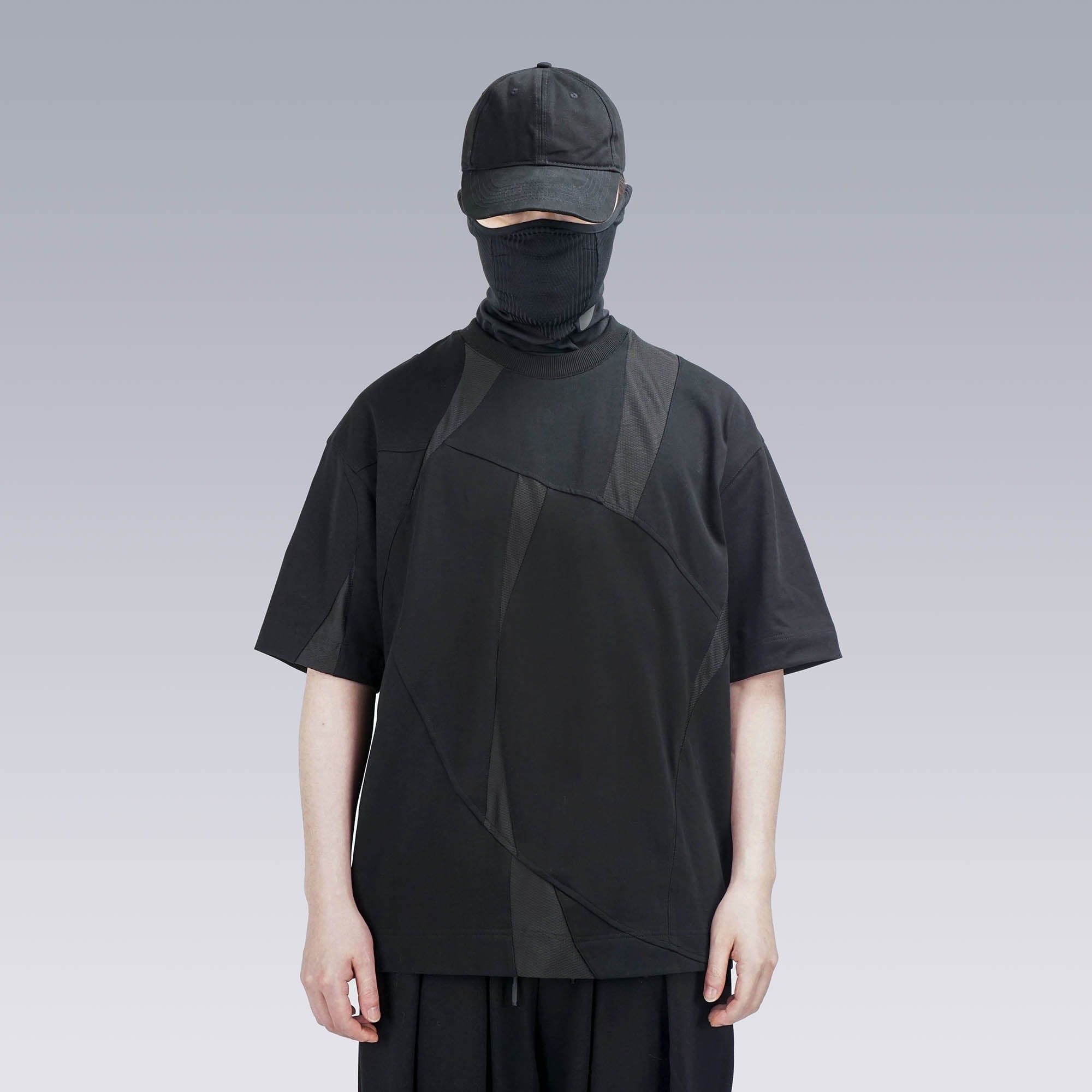 SILENSTORM Asymmetrical Mesh Deconstructed T-Shirt