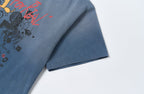 SAVAGEGROWTHWORLD Washed Graffiti Boxy Tee