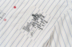 SAVAGEGROWTHWORLD Sketch Stripe Short Sleeve Shirt