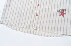 SAVAGEGROWTHWORLD Sketch Stripe Short Sleeve Shirt