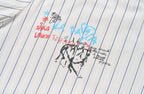 SAVAGEGROWTHWORLD Sketch Stripe Short Sleeve Shirt
