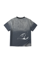 SAVAGEGROWTHWORLD Studded Distressed Graphic T-Shirt