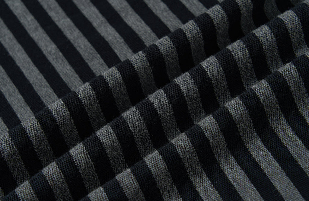 SAVAGEGROWTHWORLD Silver Foil Graphic Stripe T-Shirt