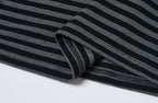 SAVAGEGROWTHWORLD Silver Foil Graphic Stripe T-Shirt