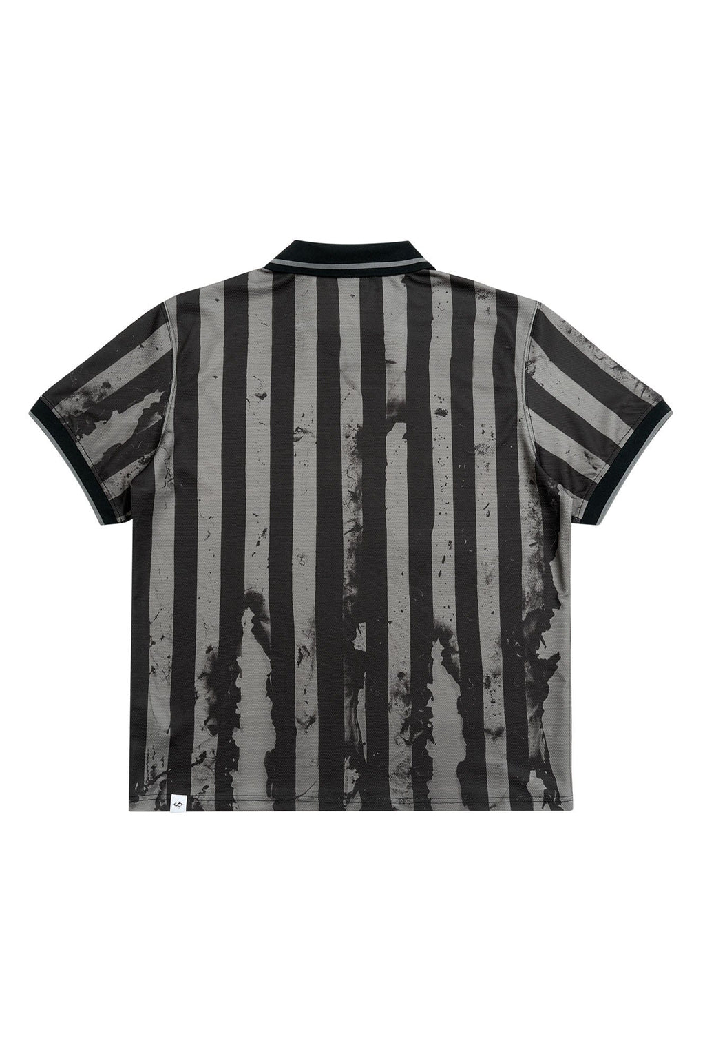 SAVAGEGROWTHWORLD OVERDOSE Distressed Striped Jersey