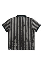 SAVAGEGROWTHWORLD OVERDOSE Distressed Striped Jersey