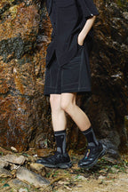 ENSHADOWER Deconstructed Multi Pockets Utility Shorts