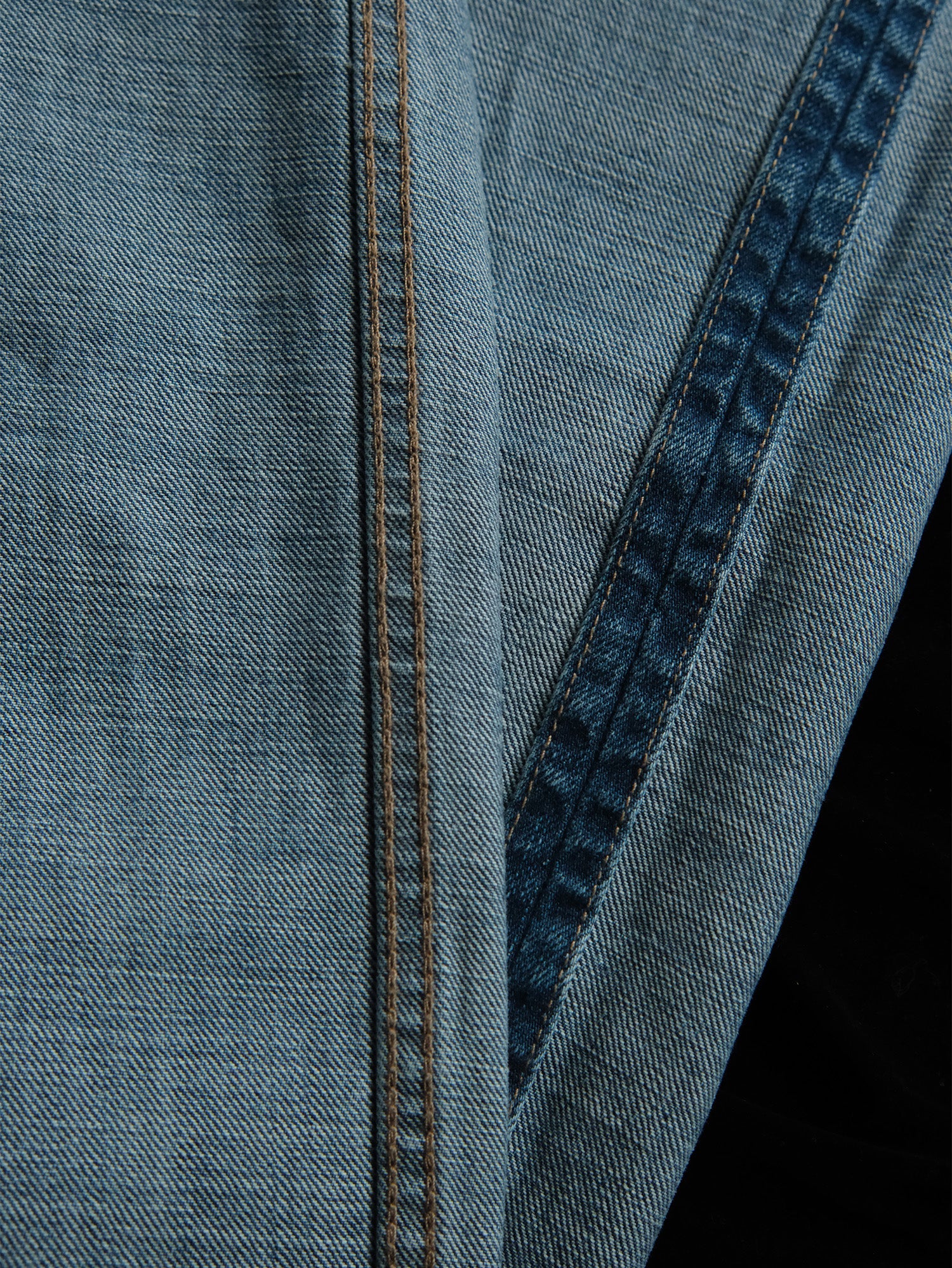NEIGBORL Washed Distressed Straight-Leg Jeans