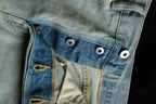 NEIGBORL Washed Paint-Splatter Straight-Leg Jeans