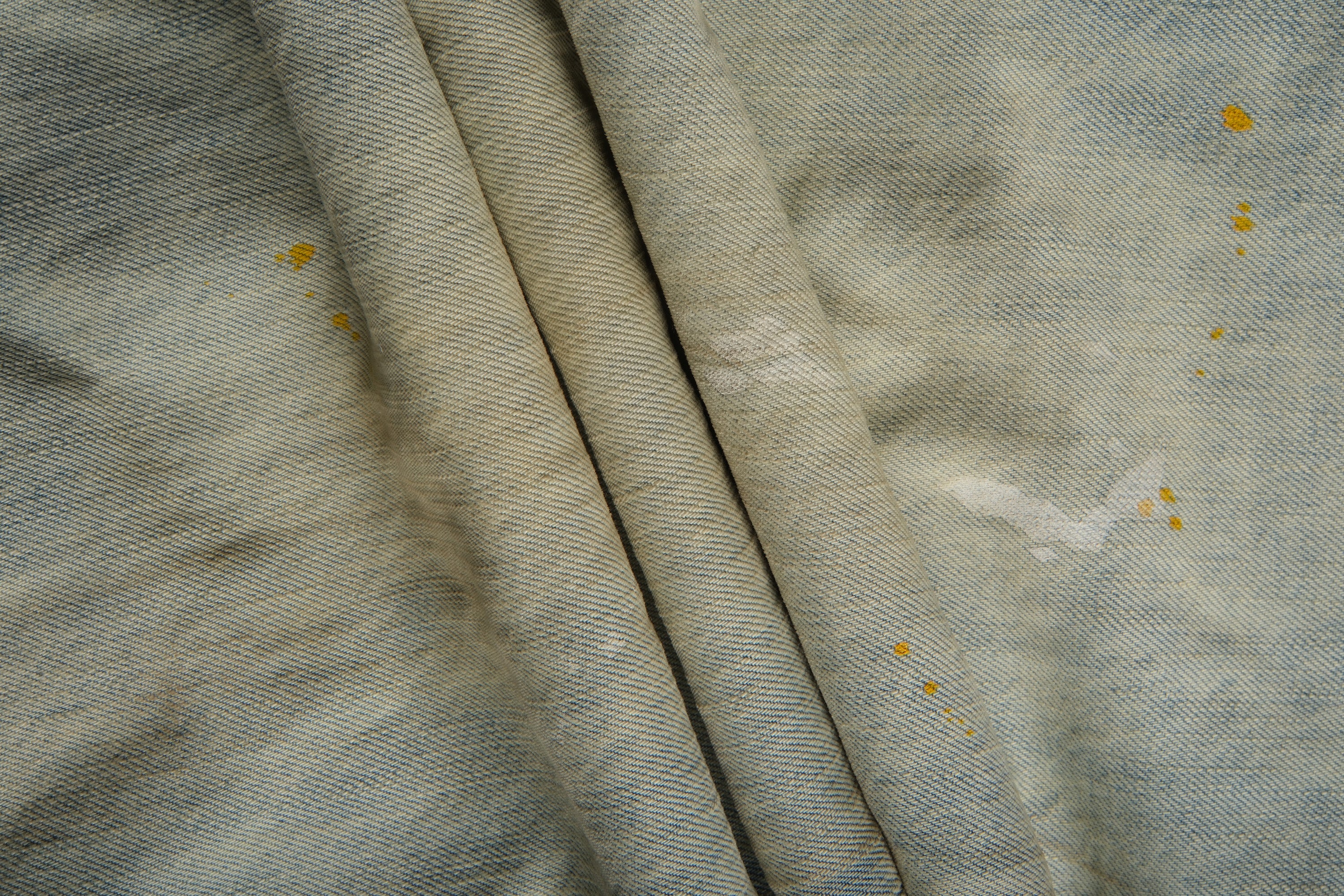 NEIGBORL Washed Paint-Splatter Straight-Leg Jeans