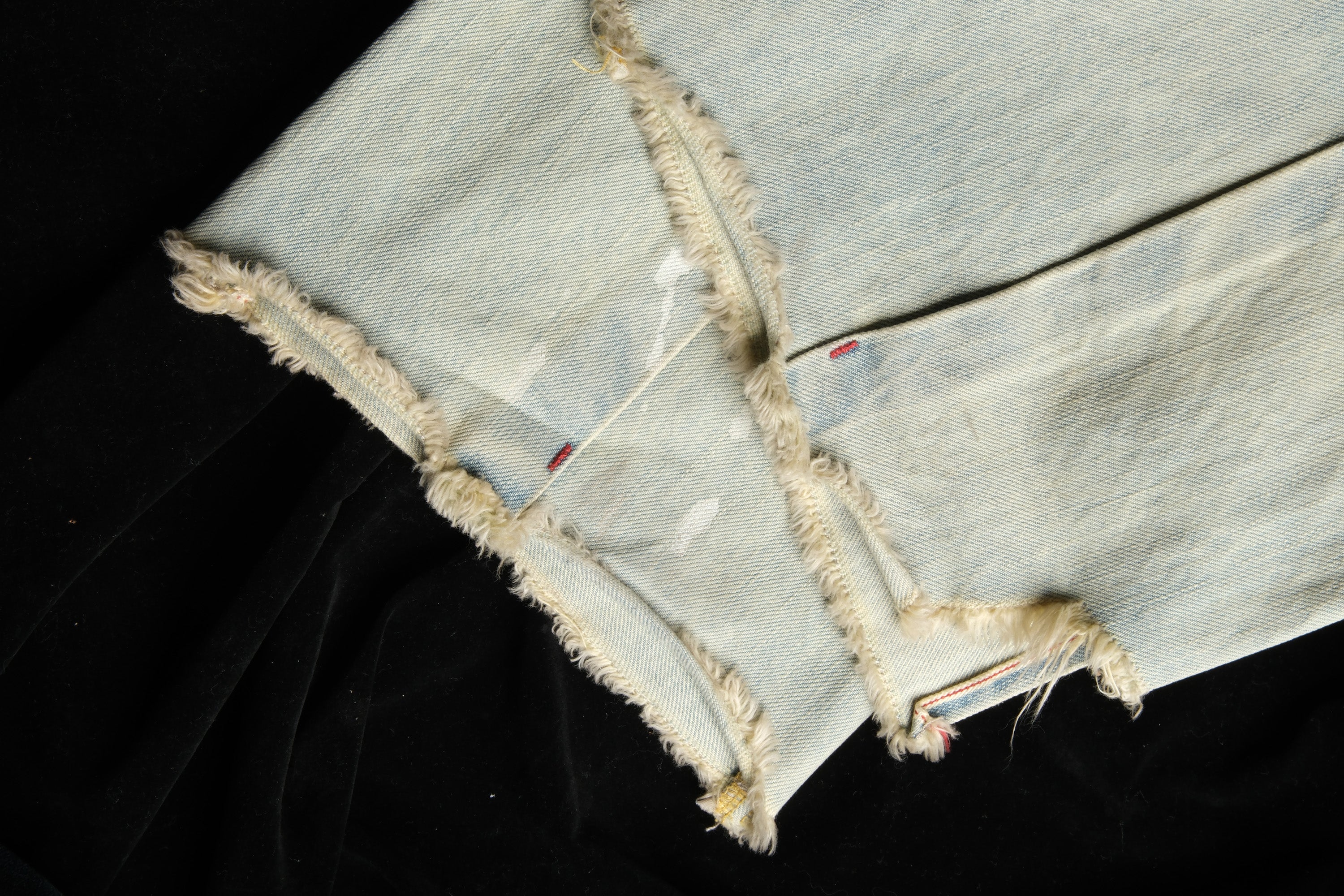 NEIGBORL Washed Paint-Splatter Straight-Leg Jeans