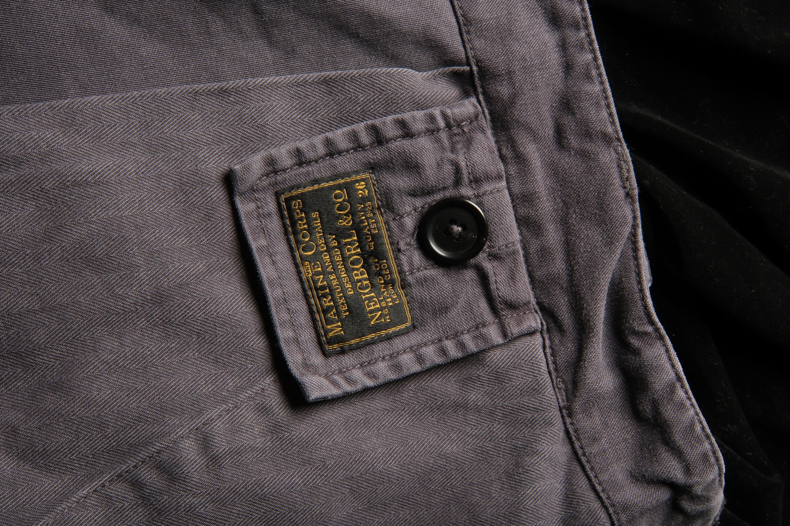 NEIGBORL Distressed Multi-Pocket Washed Cargo Shorts
