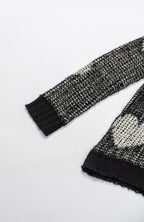 KADAKADA Smiling Heart Jacquard Knit Hoodie